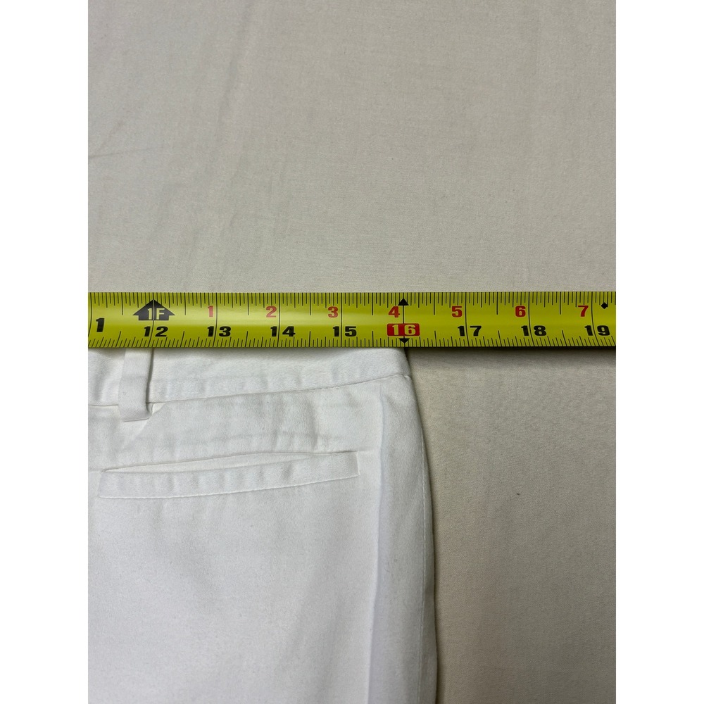 Brooks Brothers 346 Natalie Fit White Cotton Stretch Dress Pants Womens‎ 6 32X28 - Picture 9 of 13